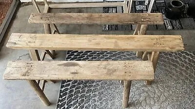 Antique Rustic Vintage Bench Handmade • $379.99