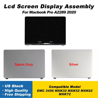 $179.99 • Buy For Apple MacBook Pro M1 2020 A2289 LCD Display Screen And Top Cover Replacement