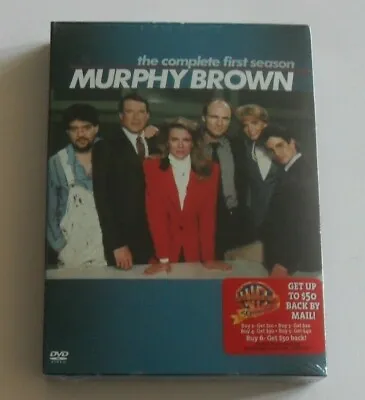 2005 Murphy Brown - The Complete First Season 4-Disc Boxed DVD - NEW - SEALED • $14.99