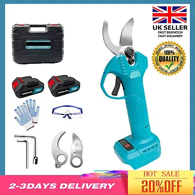 Electric Garden Scissors Branch Cordless Pruning Shear Multifunctional Secateurs • £74.90