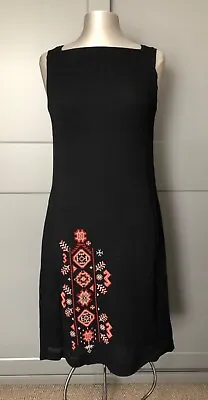 £99.99 • Buy Christian Lacroix Bazar Black Shift Dress Size 40 UK 10 BNWT