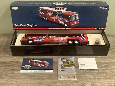 Corgi 1:50 Scale New York Gray Coach Lines MCI 102 DL3  US53409 Statue Liberty • $69.99