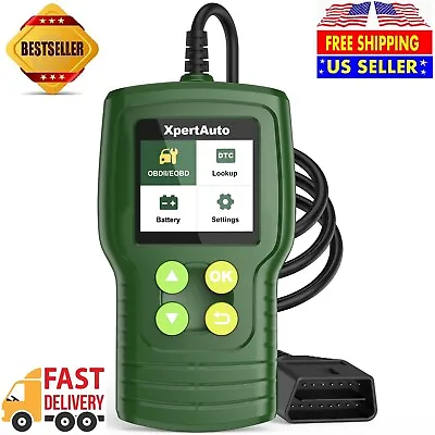 Automotive Scanner Code Reader OBD2 Check Engine Fault Car Diagnostic Scan Tool • $17.99