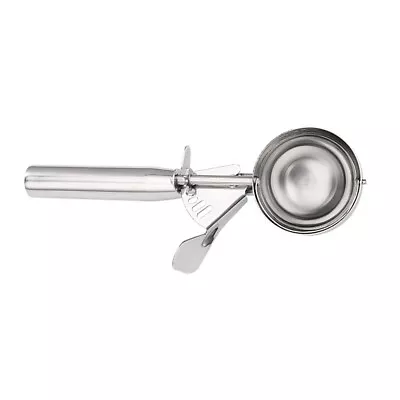 304 Stainless Steel Ice Cream Scoop With Trigger Fruit Cake Dough Ball Spoon • $16.99