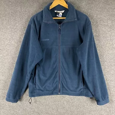 Vintage Columbia Jacket Mens Medium Blue Fleece Interchange Y2K 2000s Adult • $39.96