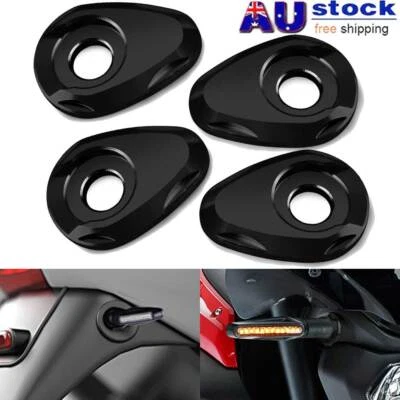 $17.99 • Buy 4X Indicator Turn Signal Adapter Plates For YAMAHA MT07 MT09 MT10 R3 FZ6 FZ1 FZ8