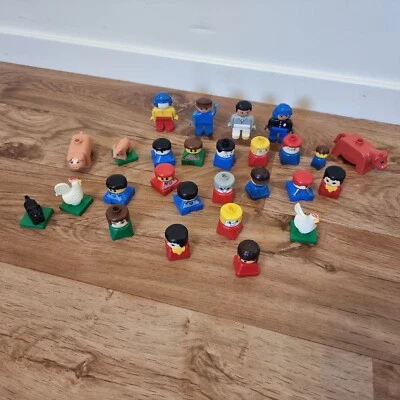 Bulk Lego Duplo Vintage People And Animal Figures • $52
