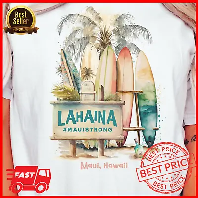 Maui Hawaii Strong Shirt Maui Wildfire Lahaina Survivor Premium T-Shirt • $23.99