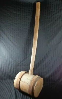 Vintage Circus Tent Country Fair Carnival Game Mallet STRONG MAN HAMMER - 1880'S • $130