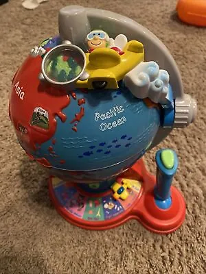$25 • Buy Vtech Fly And Learn Globe Interactive Educational Talking Toy Atlas - Geography 