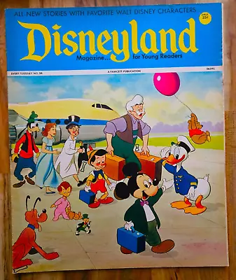 Vintage 1973 Disneyland Magazine #56 With Mickey Geppetto Cover • $6.99