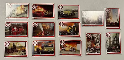 VINTAGE TRADING CARDS Fire Department 1986 Lot Of 13 Firefighter Fire Station • $4.98