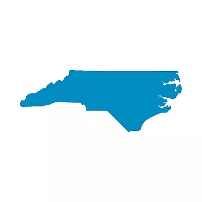 North Carolina State Outline Vinyl Decal Car Window Laptop NC Sticker • $3.99