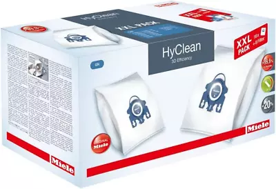 £48.03 • Buy Miele 10408410 XXL Pack HyClean 3D GN, Vacuum Cleaner Bags, Keep Dust Inside The