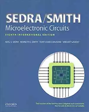 Microelectronic Circuits (The Oxford - Paperback By Adel S. Sedra - New H • $140.13