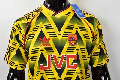 £379 • Buy GUNNERS Bruised Banana REMAKE 1991-93  Adidas Arsenal Away Shirt SIZE L - LARGE