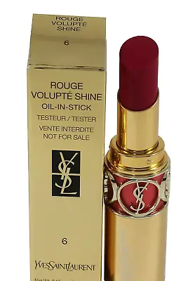 YSL Rouge Volupte Shine Oil In Stick 6 Pink Safari • $22