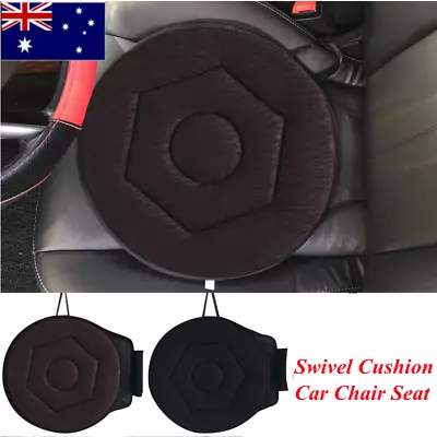 $23.52 • Buy Swivel Car Seat Cushion 360° Rotating Office Chair Pad Soft Comforable Seat Aid