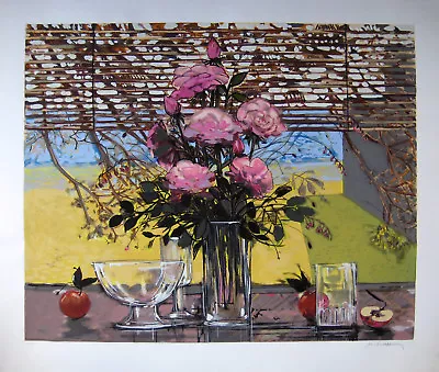 Michel Henry “Roses Et Bambous” Original Silkscreen Signed & Numbered - COA MINT • $375