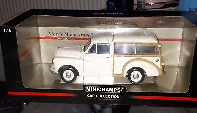 Minichamps Morris Minor Traveller 1:18 Scale In Original Box • £60