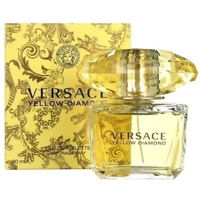 Yellow Diamond By Versace EDT Perfume For Women 90ml/3oz New In Box • $36.97