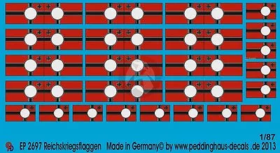 Peddinghaus 1/87 (HO) Reichskriegsflagge German Imperial War Flag WWII 2697 • $11.40