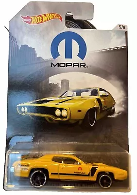 Hot Wheels 2018 MOPAR Series ‘71 Plymouth Roadrunner Yellow Diecast Toy NIP • $8