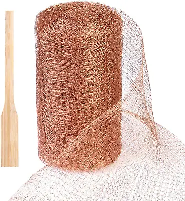 Copper Mesh Roll For Mice Rat Rodent Repellent Sturdy 6  X 20' Copper Wool Mous • $36.49