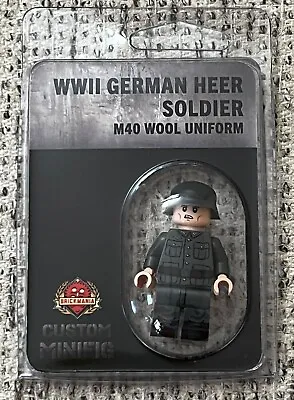 Brickmania® WWII German Heer Soldier – M40 Wool Uniform | New • $59.82