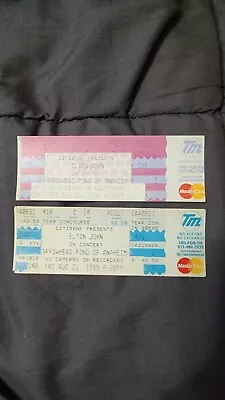 Lot Of 2 Elton John August 21st 1998 Full Tickets  • $19.99