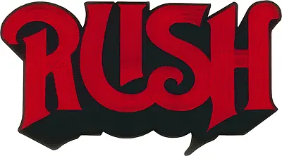 Back Patch - Rush Logo Rock Metal Music Band LARGE Embroidered Iron On #57028  • $15.99