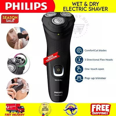 Philips Shaver Men Electric Wet Dry Cordless Rechargeable Trimmer Groomer Razor • $89.95