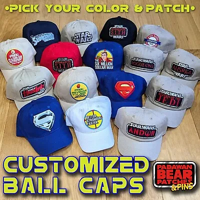 Star Wars Themed Embroidered Patch & Customized Ball Cap --- Buyer's Choice! • $16