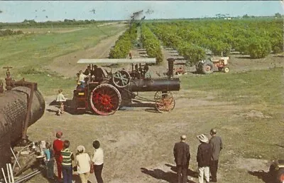 1974 Tx Alamo Citrus Center Airstrip & Orchards Steam Tractor U-pick Texas Pc • $10