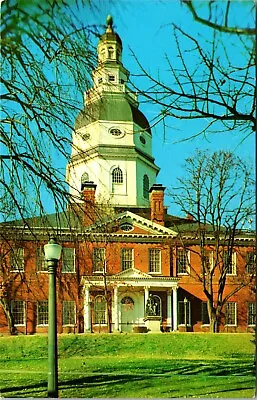 View Of Colonial State House Annapolis Maryland Vintage Postcard • $4.75