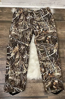 Drake Waterfowl Advantage Max 4 HD Camouflage Fleece Lined Pants Mens 3XL • $52.60