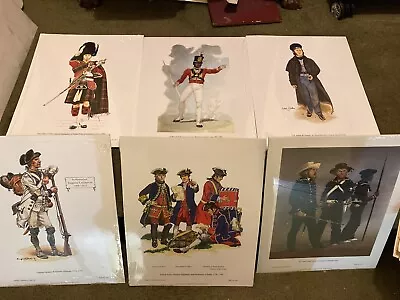 Military Uniforms  Prints Company Of Military Historians Lot Of 199 Many Sealed • $199.99