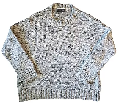 Wooden Ships Paola Buendia Womens S/M Crewneck Sweater Mohair Wool Acrylic Gray • $22.40