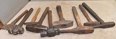 9 Quality Blacksmith Hammers Metal Working Forge Collectible Hammer Tool Lot • $299.99