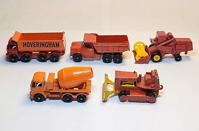 Lesney Matchbox Hoveringham Tipper Case Harvester Cement Mixrr Dumper Truck (5) • $17.48