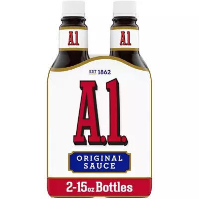 A.1. Original Steak Sauce 15 Oz. 4 PACK TOTAL -  FREE SHIPPING • $34.37