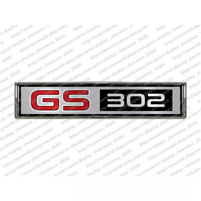 #1328 Badge To Suit Ford Gs 302 Xa Gs Xb Gs V8 Chrome Car Emblem • $37