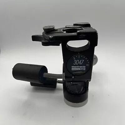 Bogen Manfrotto 3047 Black Adjustable Professional Camera Tripod Head Only • $54.99
