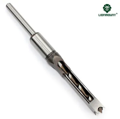 6-25mm Square Drill Hole Mortise Chisel Cutter Woodworking Twist Drill Bit Set • £58.43