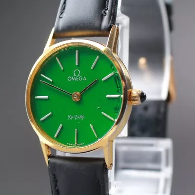 ◆AS-IS◆ Vintage Omega DeVille Cal 625 Green Manual Women's Watch From JAPAN • $99.99