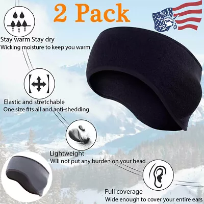 Ear Warmer Winter Head Band Polar Fleece Ski Ear Muff Headwrap Hat For Men Women • $9.69