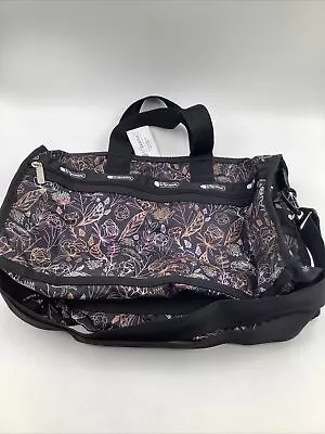 LeSportsac Candace Classic Weekend Duffle Bag Prairie Breeze Rare Pattern • $79.99