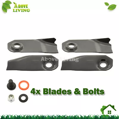$18.49 • Buy 4X Blades & Bolts Set For Victa Rear Catcher Lawn Mower CA09506S CA09277 CA09306