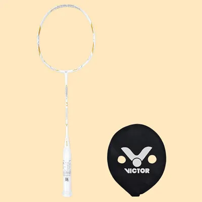 VICTOR JetSpeed S T1 Badminton Racket Racquet 4U/G5 Unstrung White NWT • $211.41