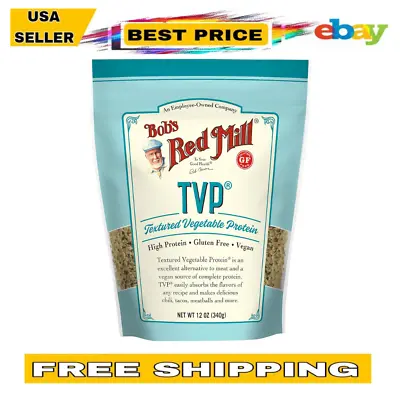 Bob's Red Mill TVP - Textured Vegetable Protein 12oz (Pack Of 4) • $23.99